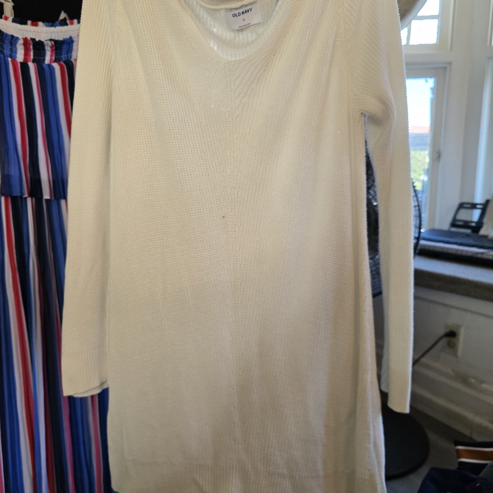 Old Navy White Sweater Dress